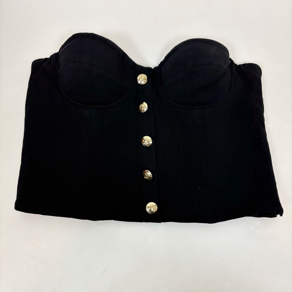 ANINE BING Jennifer Top in Black Size M - Picture 2 of 11